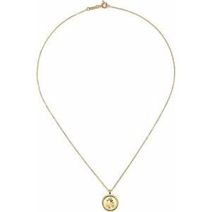 NEW SATYA JEWELRY unisex taurus zodiac emerald necklace in gold